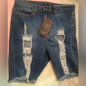 NEW denim jean shorts
